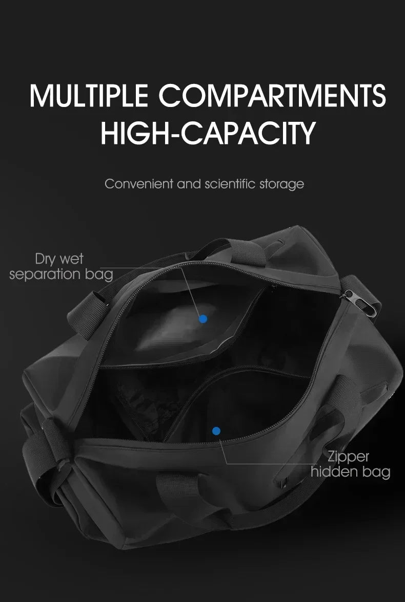 Large Oxford Fabric Gym and Travel Holdall