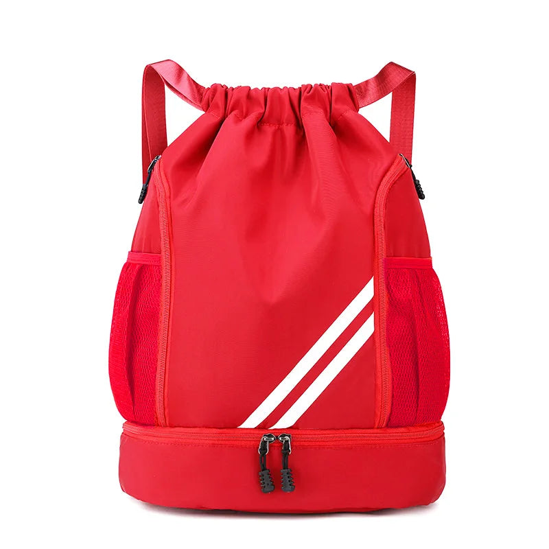 Unisex Basketball Drawstring Gym Backpack