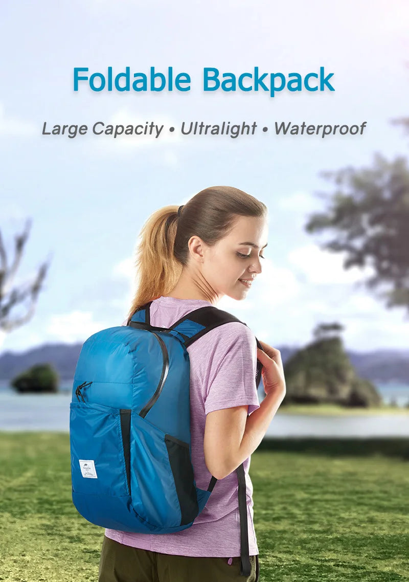 Naturehike Cloudy Goose 18L 22L Silicone Folding Backpack