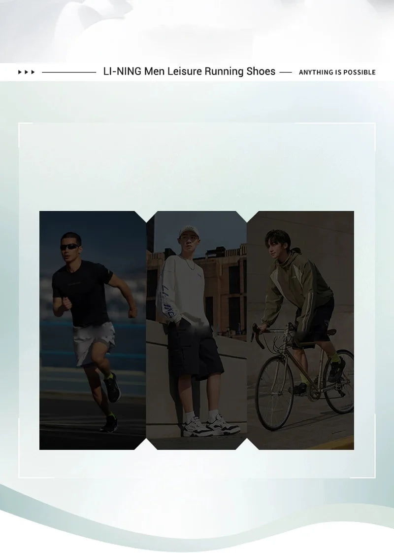 Li-Ning Men LIGHTCLOUD Running Jogger Shoes Breathable Comfortable