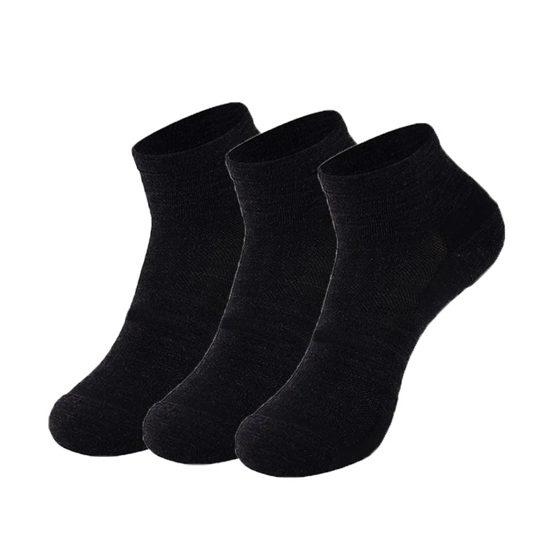 65% Merino Wool Ankle Socks Men Women Merino