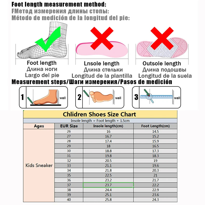 Kid Led Sneakers USB Charging Luminous Shoes Outdoor