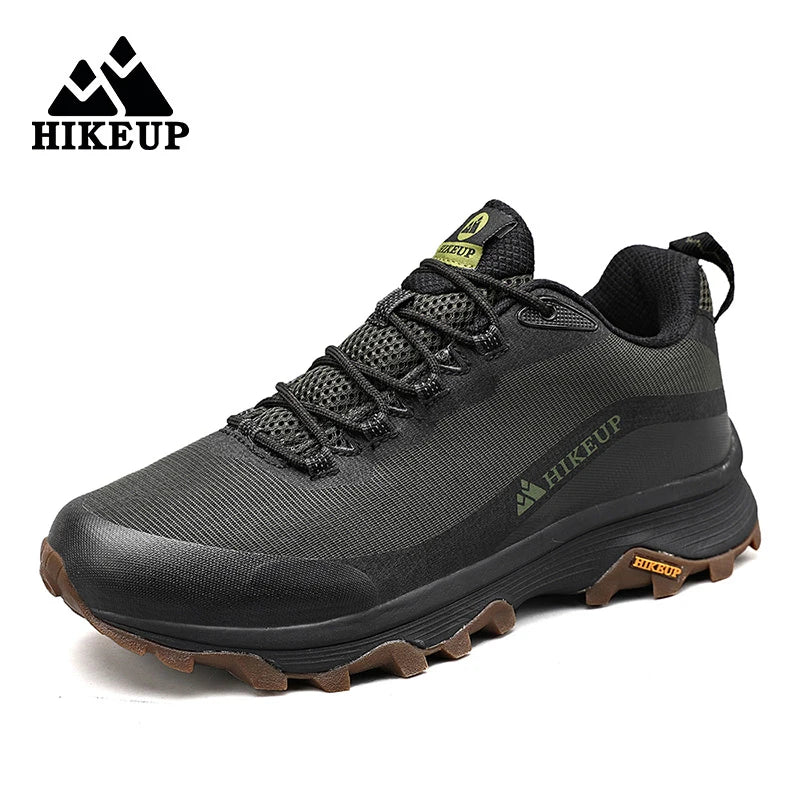 HIKEUP Outdoor Running Shoes Men Women Anti-skid Hiking