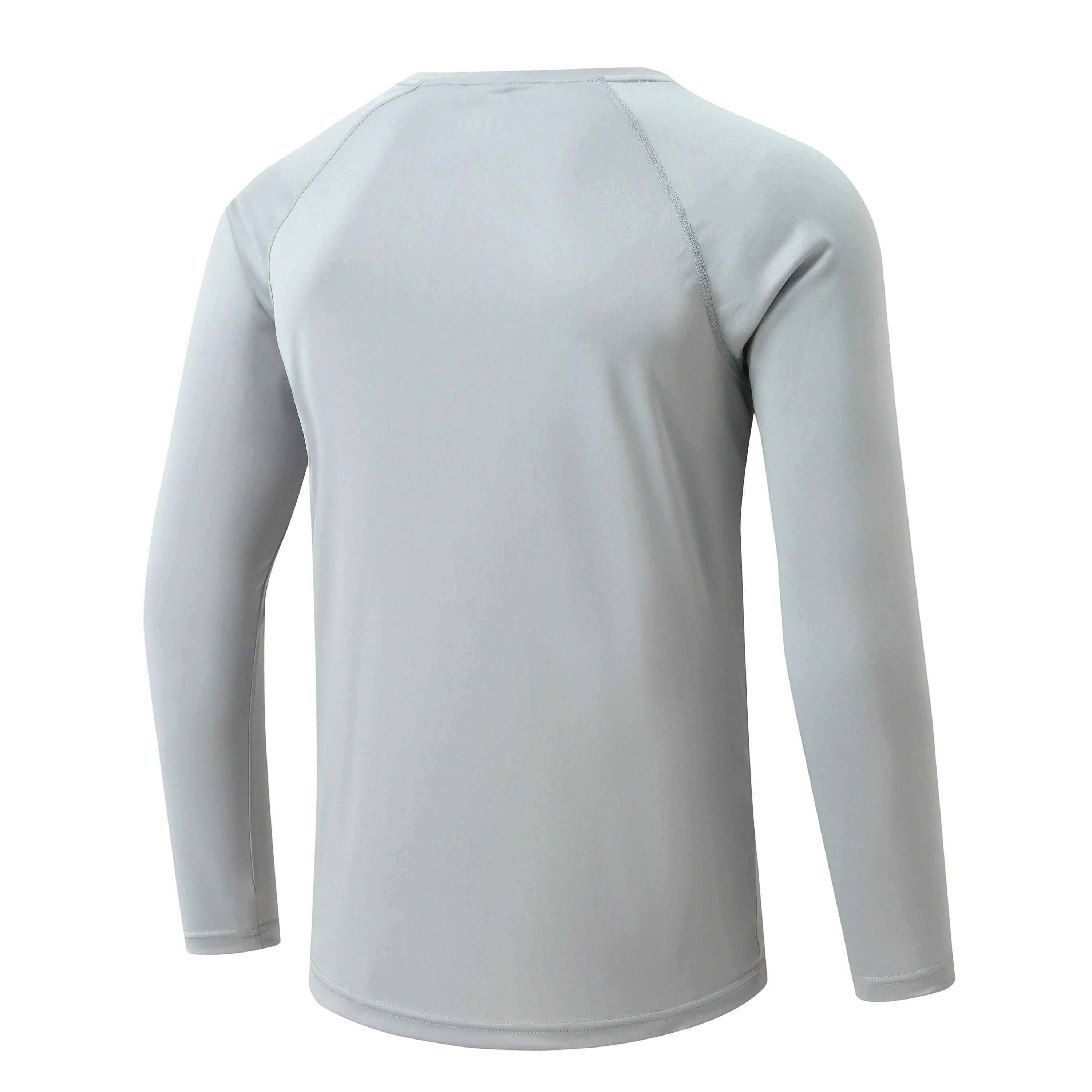 Men UPF 50+ Long Sleeve T-Shirt, Rash Guard