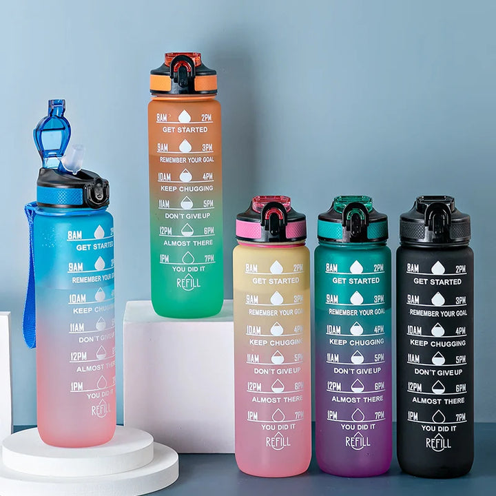 Motivational Time-Marker Bottle, 900ml or 1L
