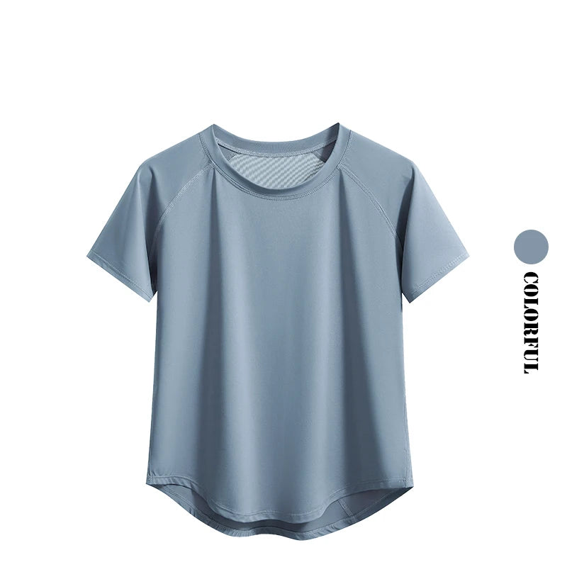 DRUR Yoga Tops Sportswear Woman Gym Shirts Breathable