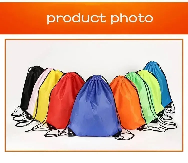 Eco Polyester Bundle Pocket Race Backpack Portable Waterproof