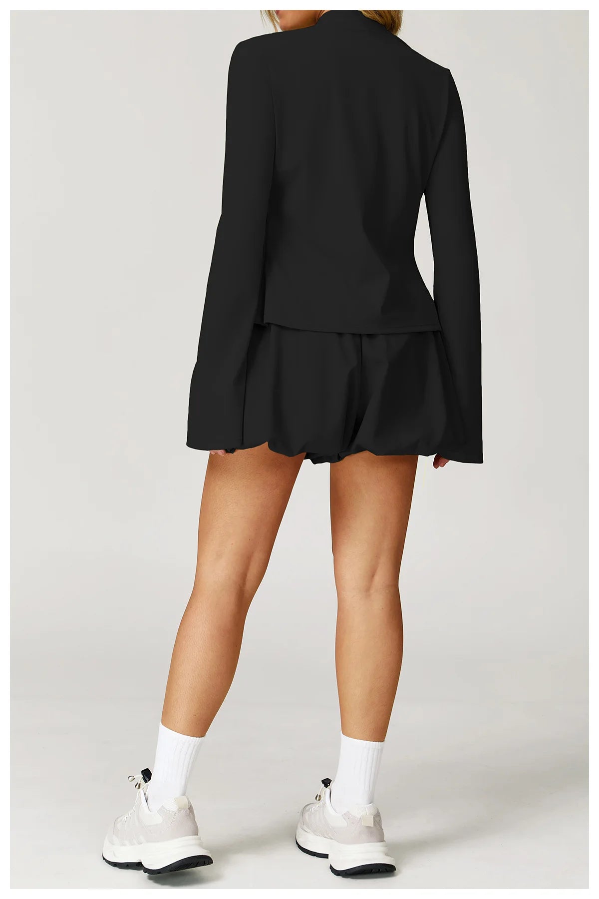 Zipper Jacket Women Yoga T-shirts Solid Sports Top