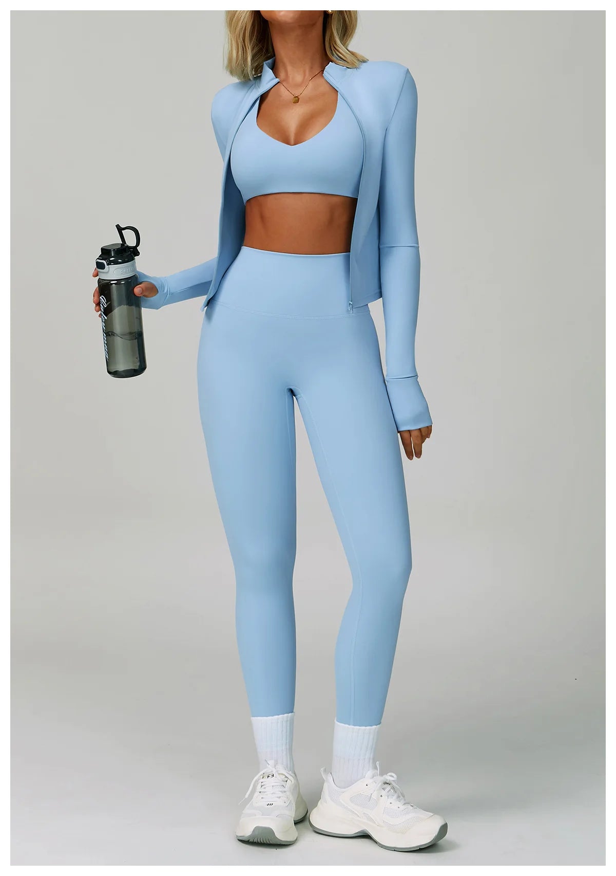 Women's 2-Piece Yoga Set, Leggings or Shorts, image 13 of 60