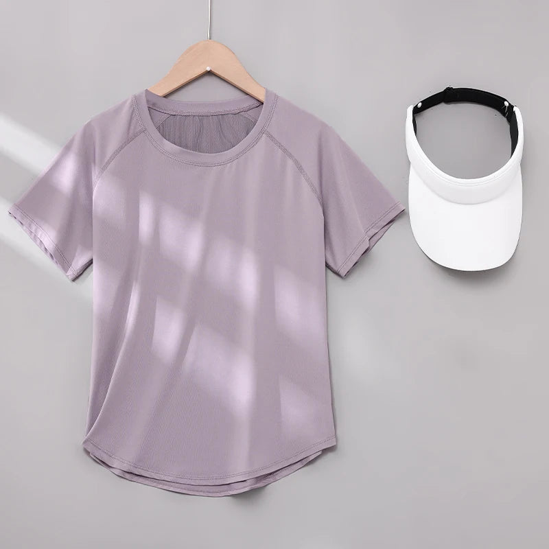 Women's Breathable Quick-Dry Yoga T-Shirt