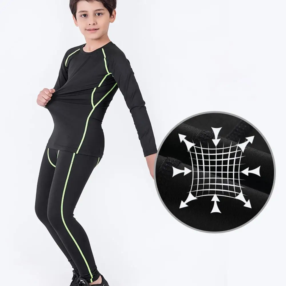 Kids' Sportswear Thermal Underwear Baby Quick Drying Basketball