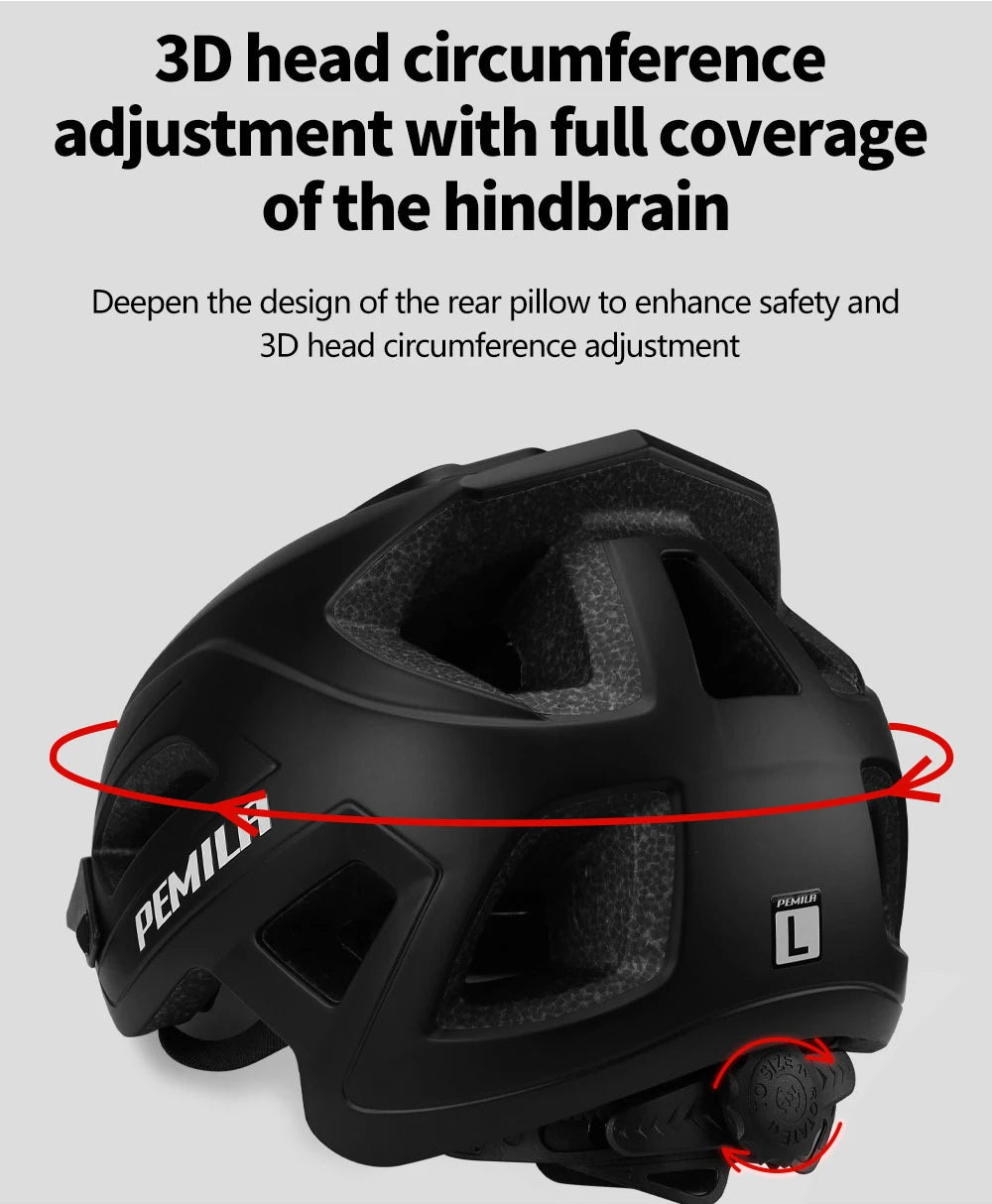 Lightweight Road and MTB Helmet, 56-62cm