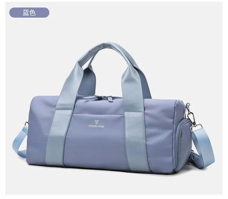Women's Gym Bag with Separate Shoe Compartment
