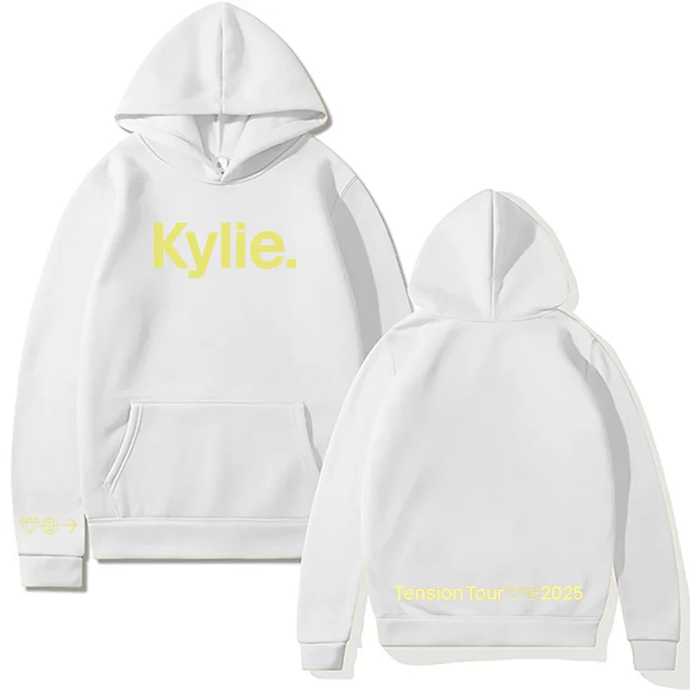 Kylie Minogue Tension Tour Logo Hoodie Hip Hop
