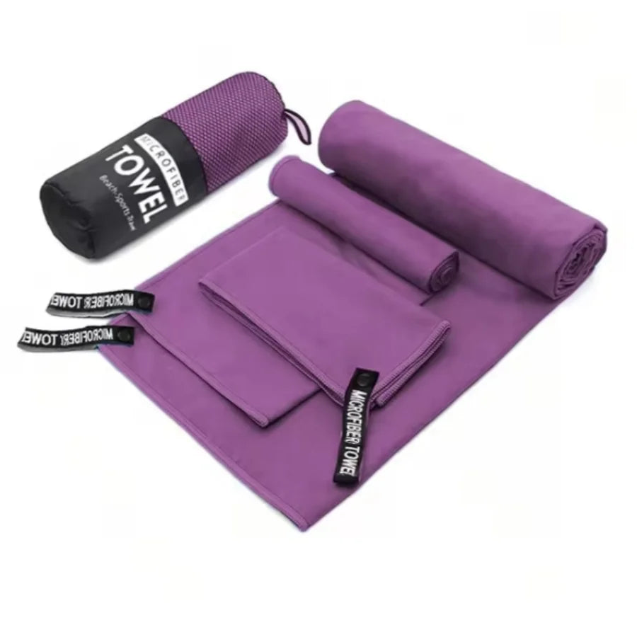3PCS Quick Dry Beach Towel, Microfiber Travel Towel