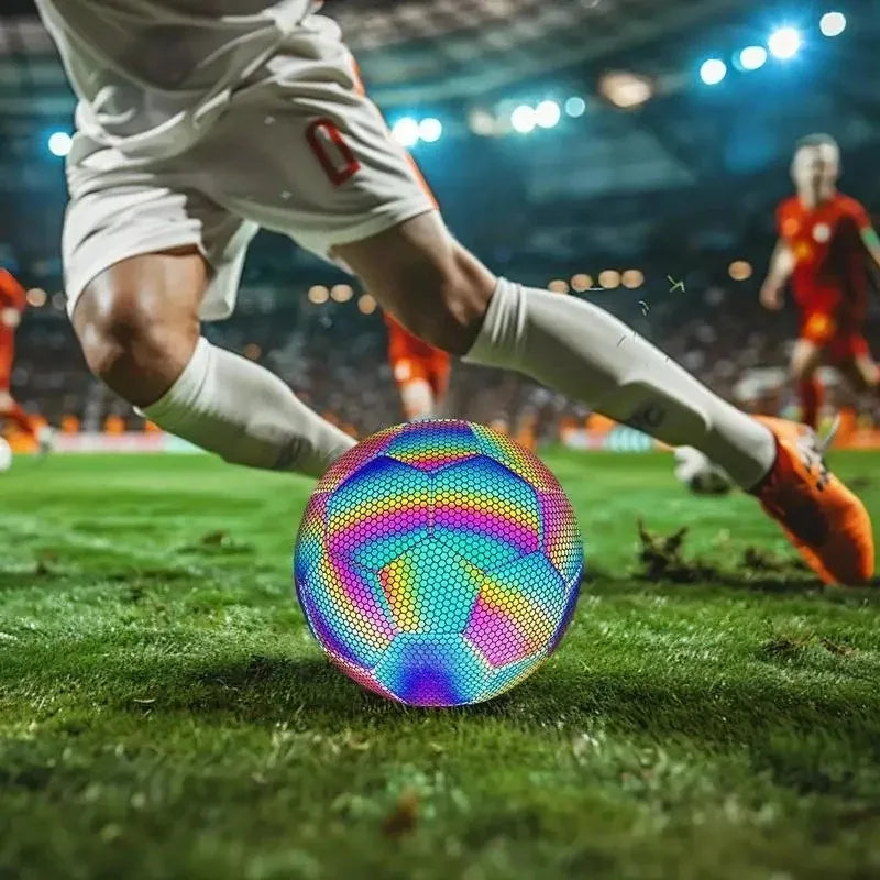 Soccer Reflective Football Luminous Ball Night Outdoor Sports