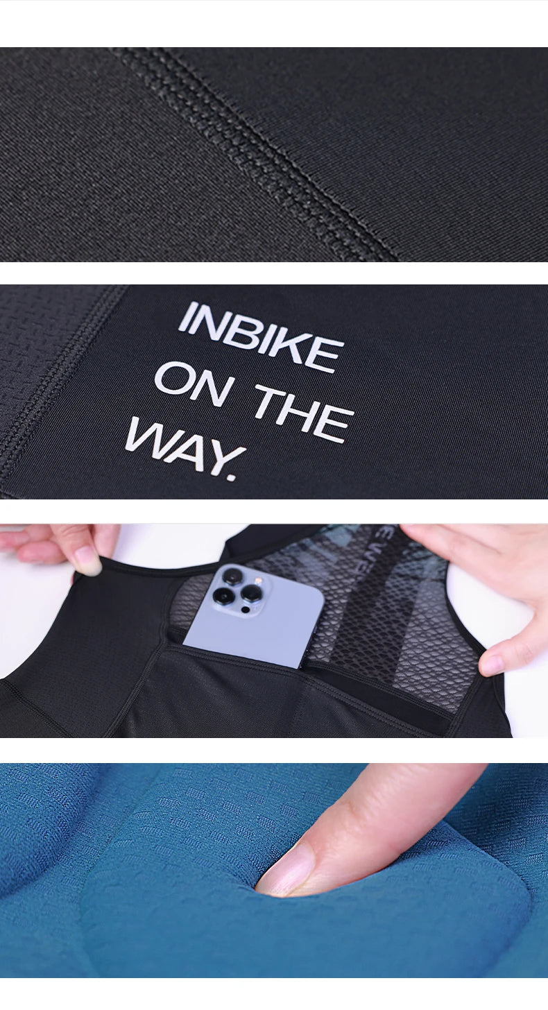 INBIKE Spring Men's Cycling Bibs Pants Bike Tights