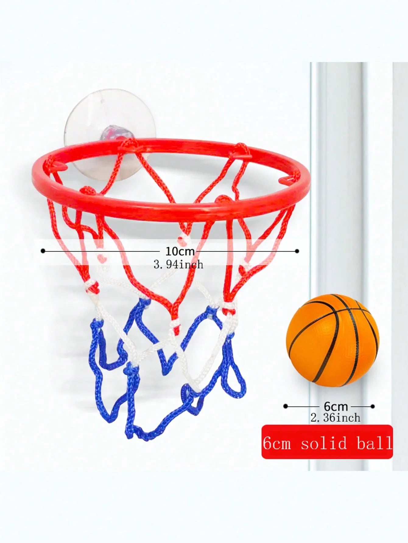 Small Basketball Set Coordinated Wrist Solid Rubber Elastic