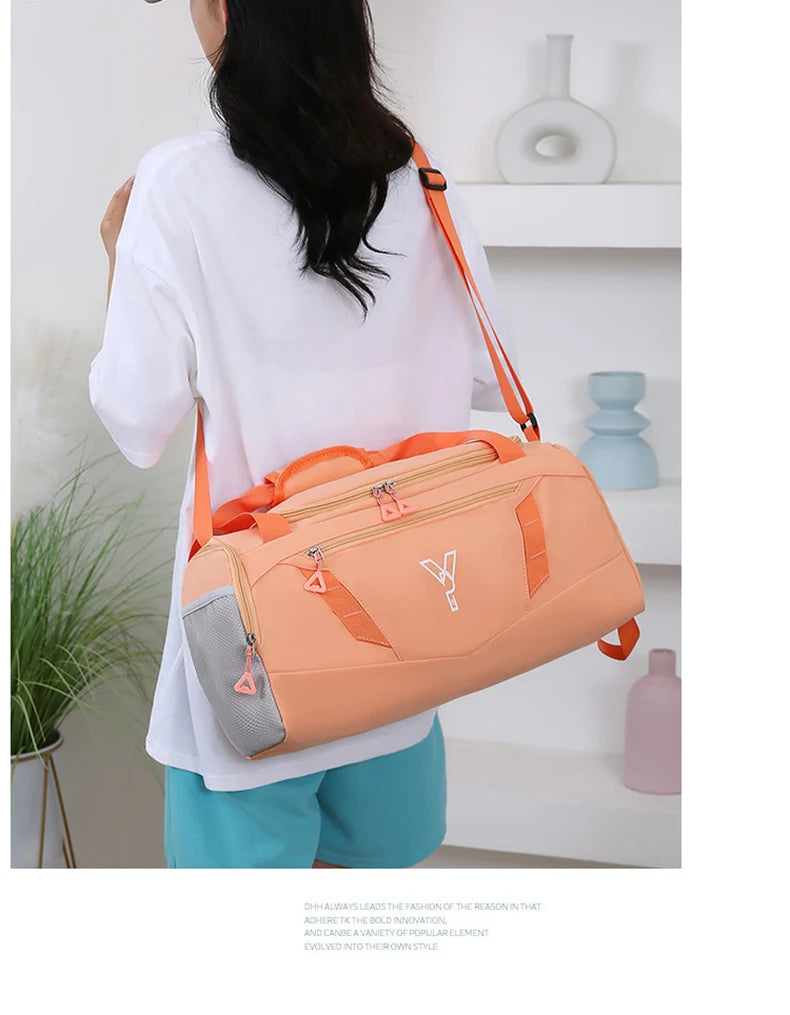 Woman Sports Gym Handbag Waterproof Fitness Training Bag