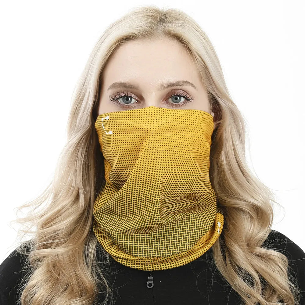Unisex Gradient Print Bandana Neck Gaiter