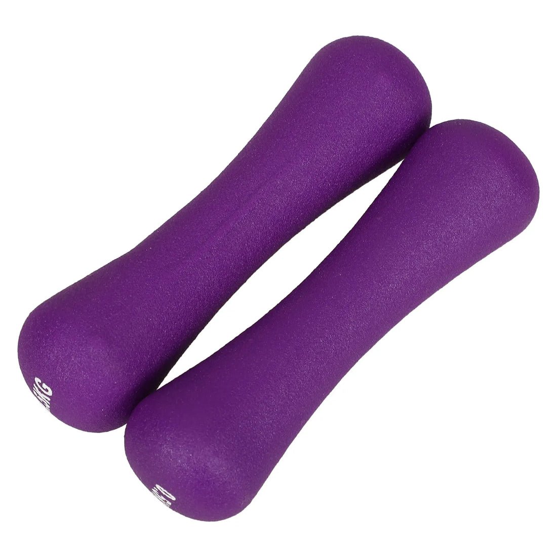 Bone-Shaped Hand Weights, 2 x 0.5kg, Purple
