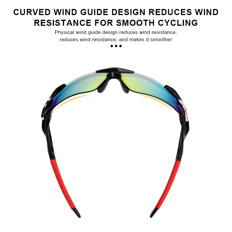 RIDERACE Men's Wraparound Cycling Sunglasses, image 11 of 24