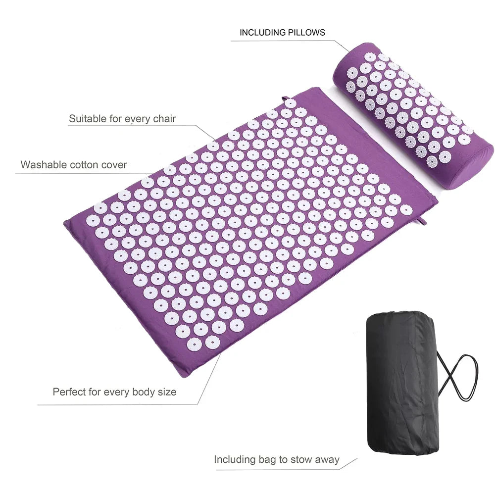 New Massager Cushion Massage Yoga Mat Acupressure Relieve
