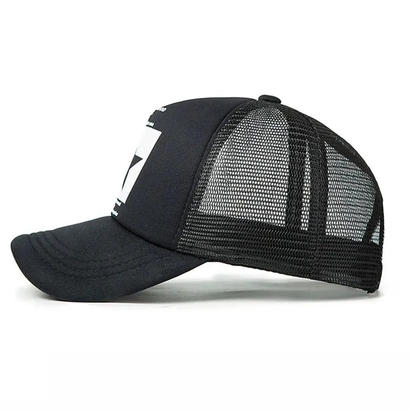 Fashion Spring Baseball Cap Snapback Mesh Hats Hip