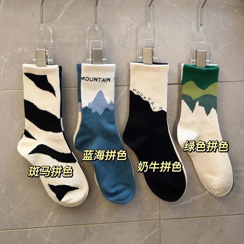 1pairs Men's Fashion Cotton Breathable Comfortable Ankle Socks,