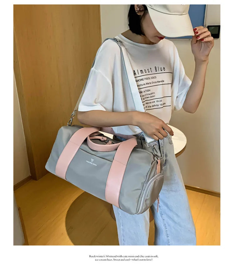 Women's Gym Bag with Separate Shoe Compartment, image 24 of 47