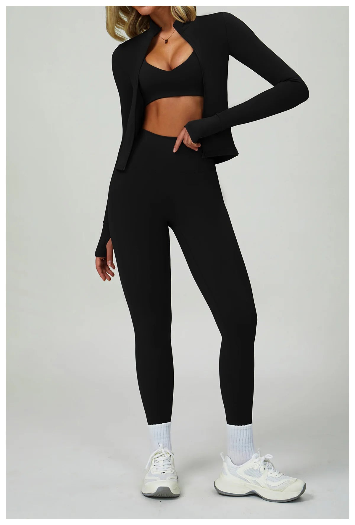 Women's 2-Piece Yoga Set, Leggings or Shorts, image 38 of 60