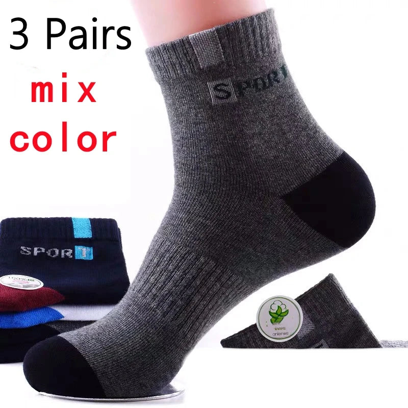 1pairs Men's Fashion Cotton Breathable Comfortable Ankle Socks,