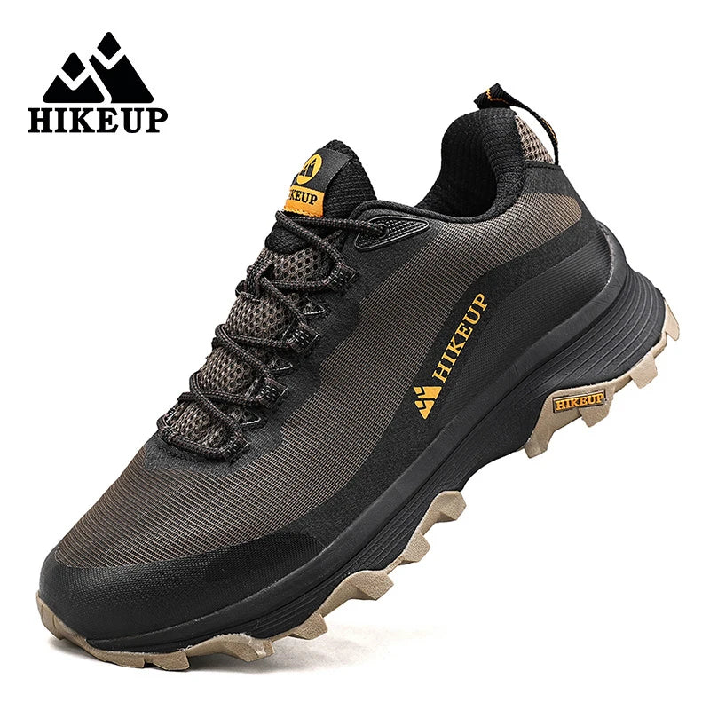 HIKEUP Outdoor Running Shoes Men Women Anti-skid Hiking
