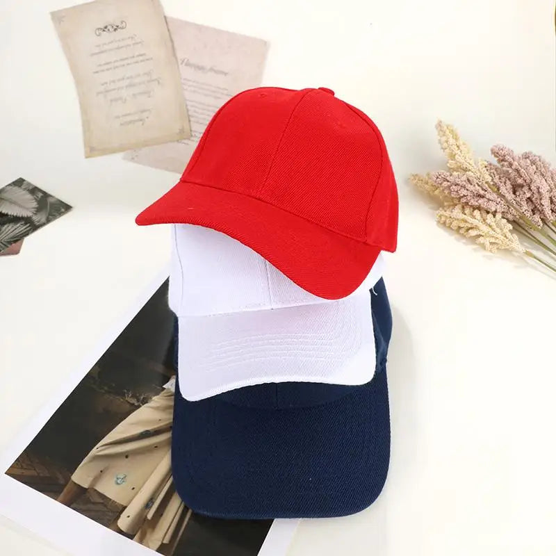 Fashion Candy Color Kids Baseball Cap Sun Protection