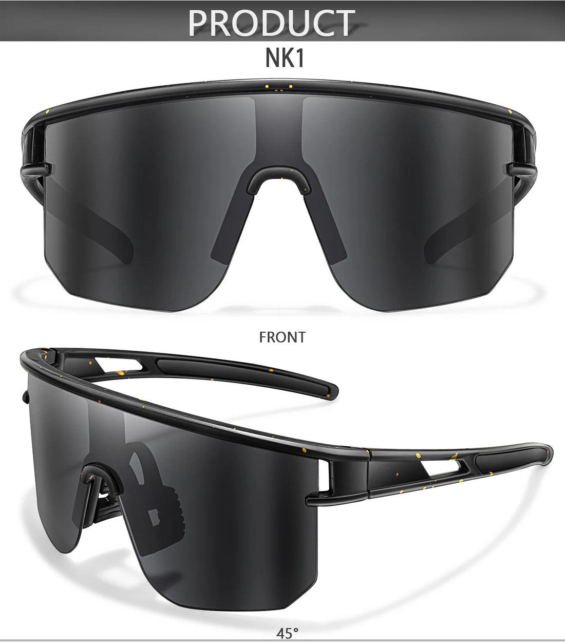 Kids' Flexible Cycling Sunglasses, Ages 3-8