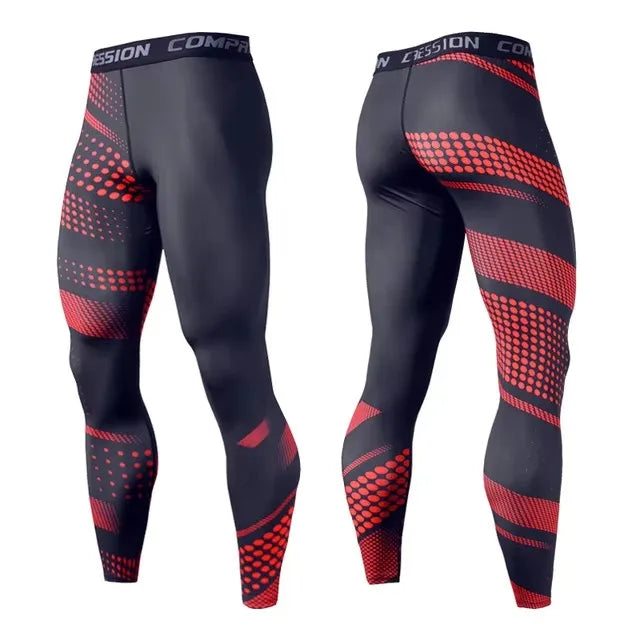 Men's Compression Pants Men Sportswear Training Legging Gym