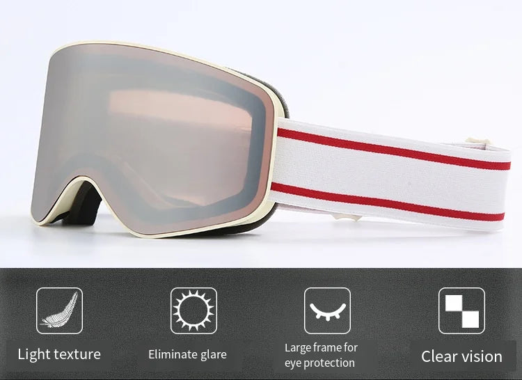 Ski Snowboard Goggles Women Men Skiing Eyewear Mask