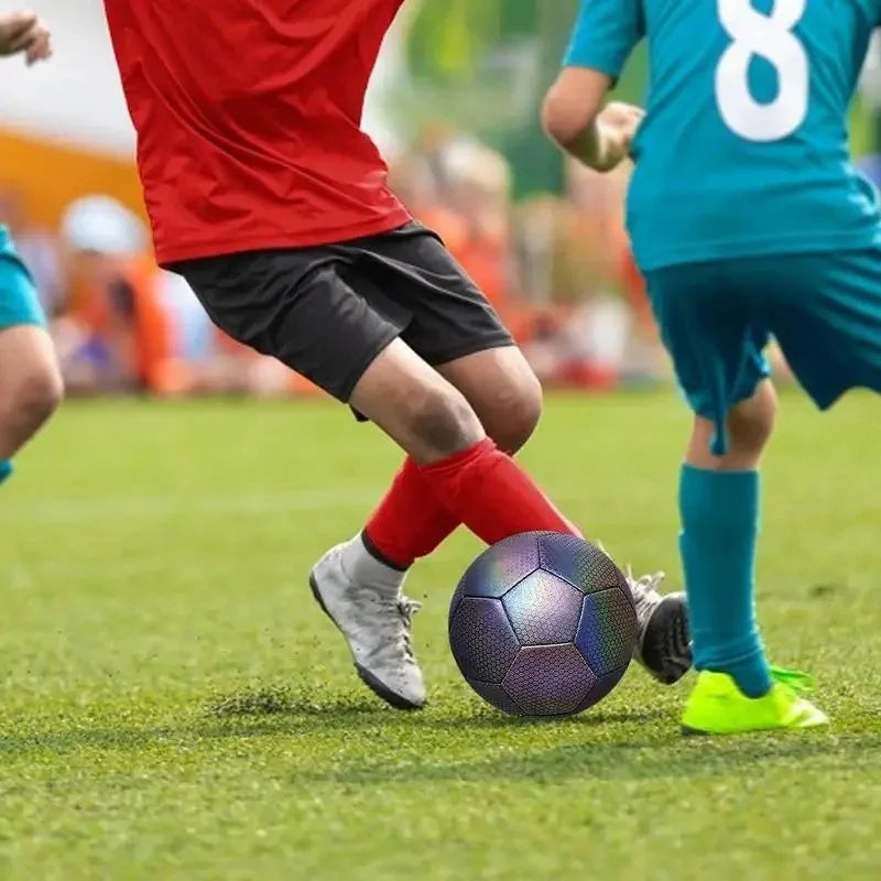 Soccer Reflective Football Luminous Ball Night Outdoor Sports