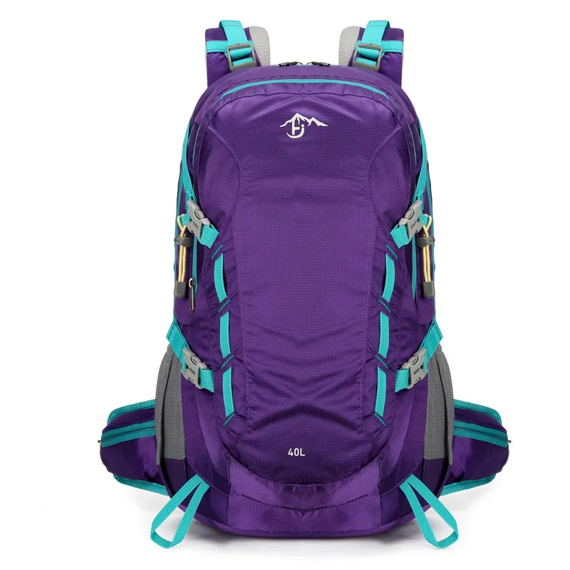 Outdoor Travel Hiking Backpack 30-40L Rainproof Nylon Cover