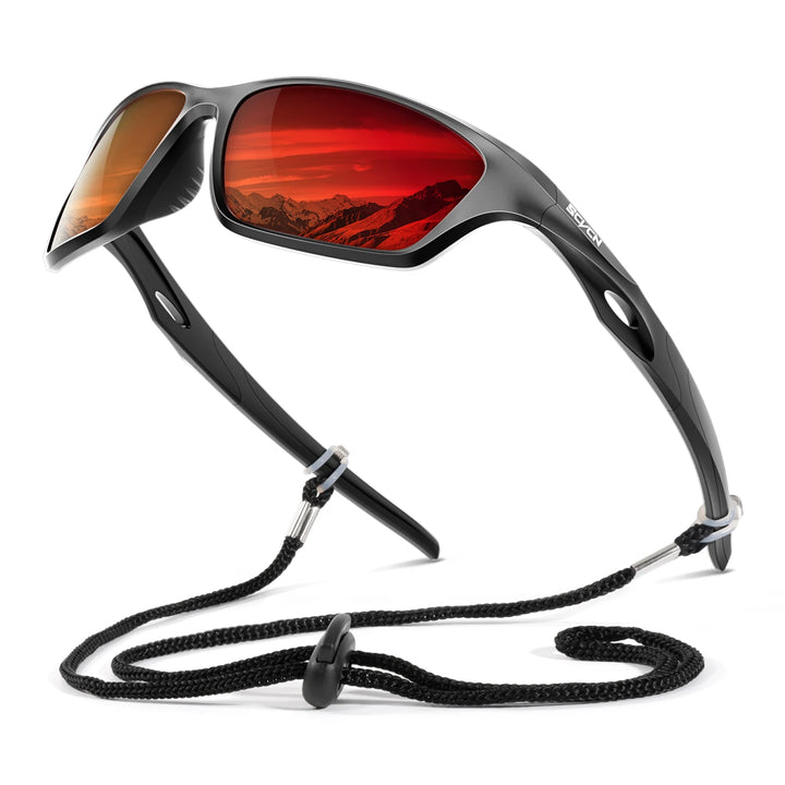 SCVCN Polarised Wraparound Cycling Glasses