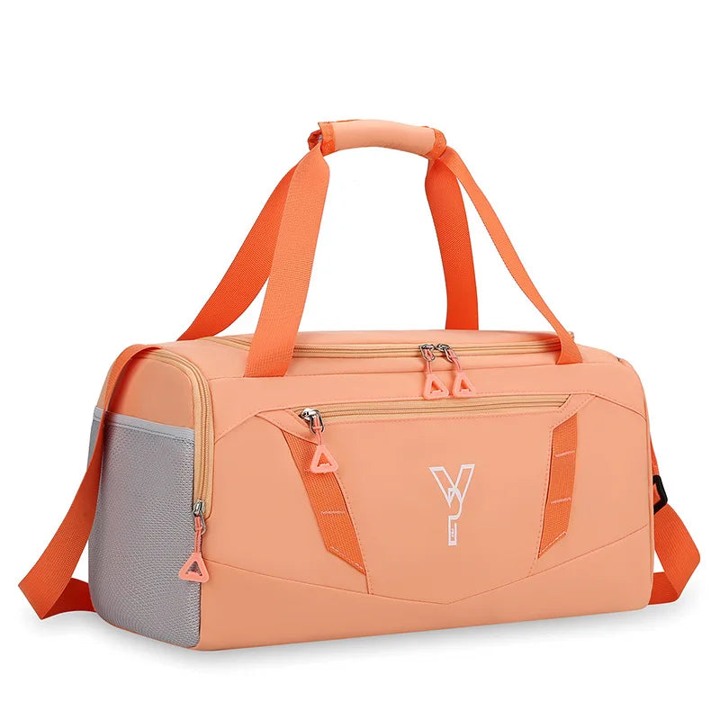 Women's Waterproof Gym Bag with Shoe Pocket
