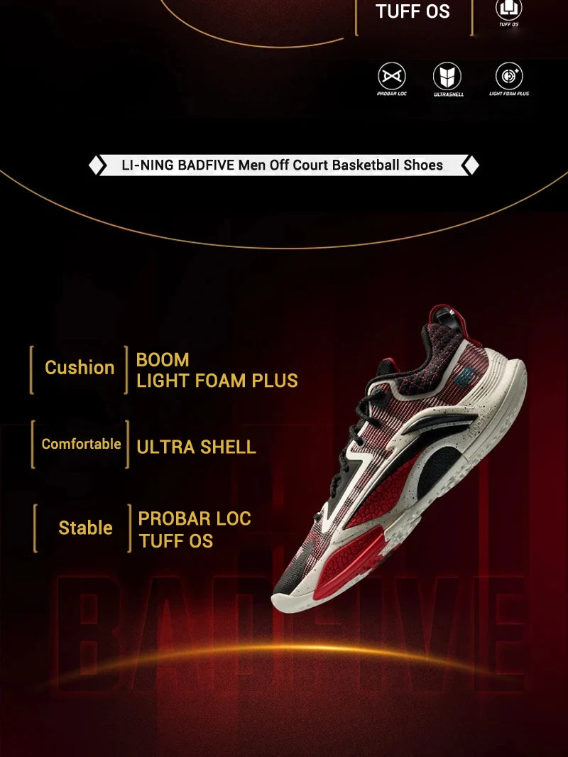 Li-Ning Men BAD5 DOMINATOR I Outdoor Basketball Shoes
