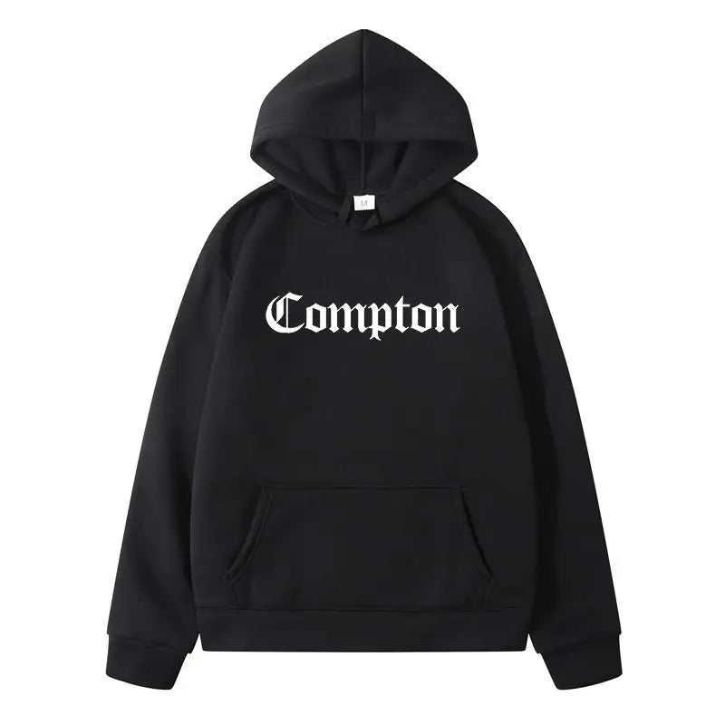 Compton Goth Design Letter Y2k Hoodie Hoodies Men's