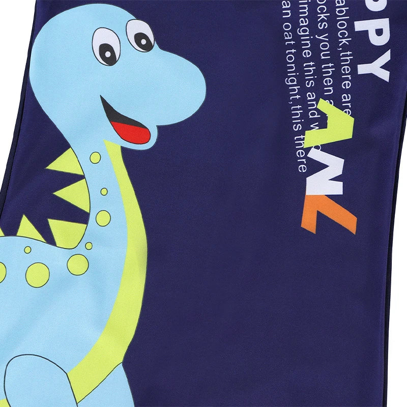 Baby Boy One-piece Swimsuit Short Sleeve Swimwear Kids