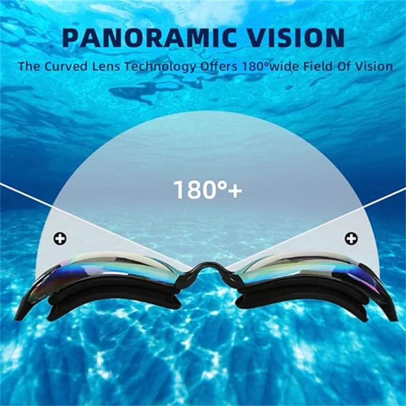 ARENA Professional Adult Anti-fog Swimming Goggles Earplugs Men