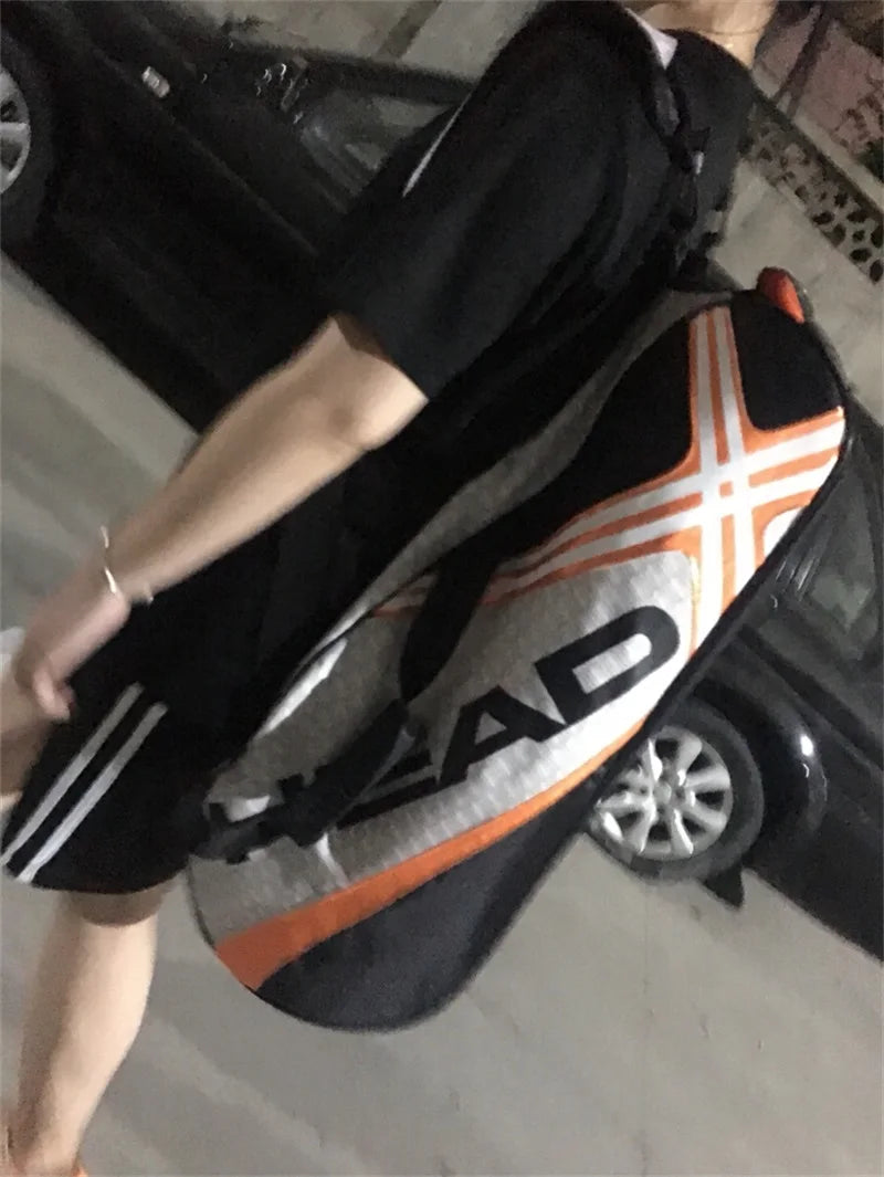 HEAD Tennis Rackets Bag Large Capacity 3-6 Pieces