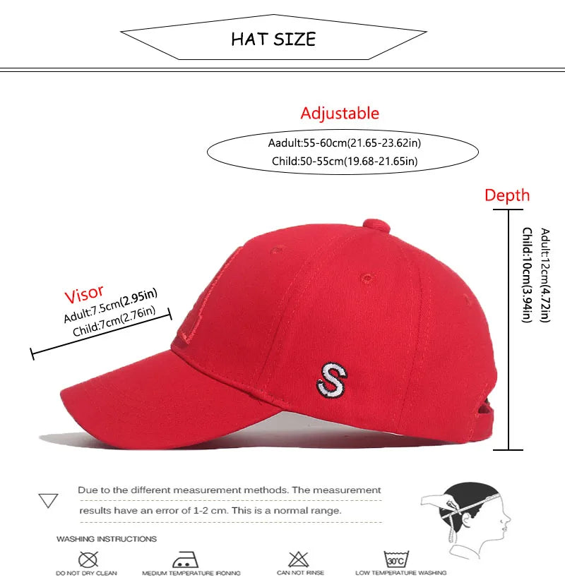 Spring Summer Children Baseball Cap Letter Baby Hat