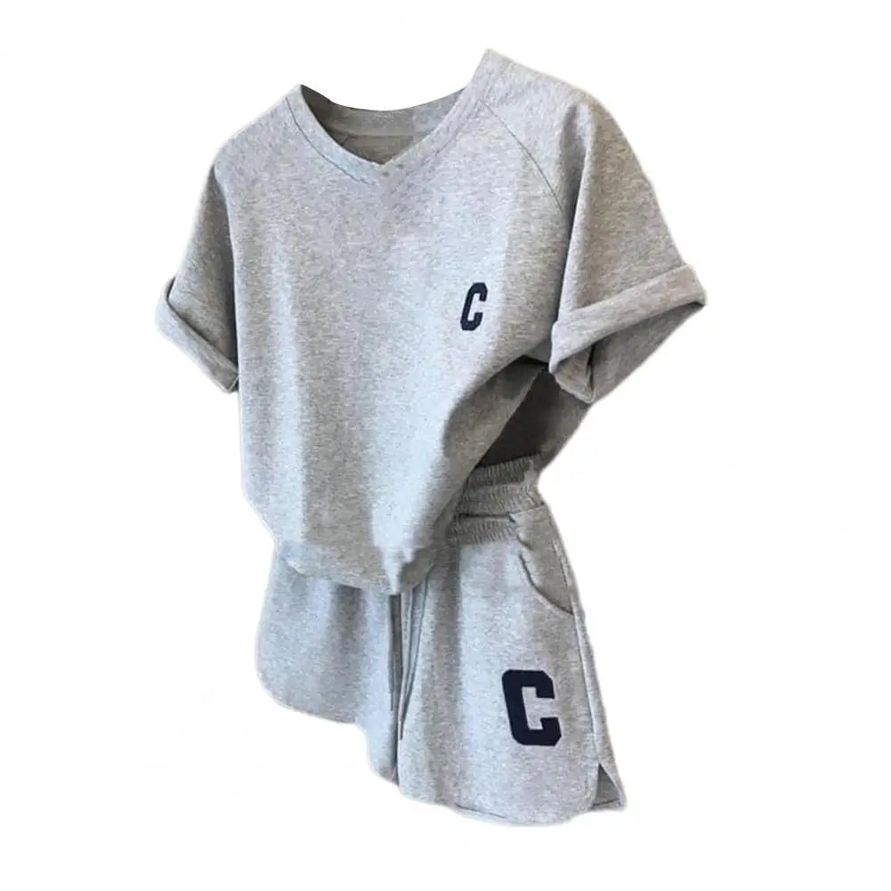 Women's Summer T-Shirt and Shorts Set