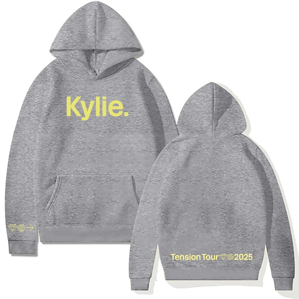 Kylie Minogue Tension Tour Logo Hoodie Hip Hop