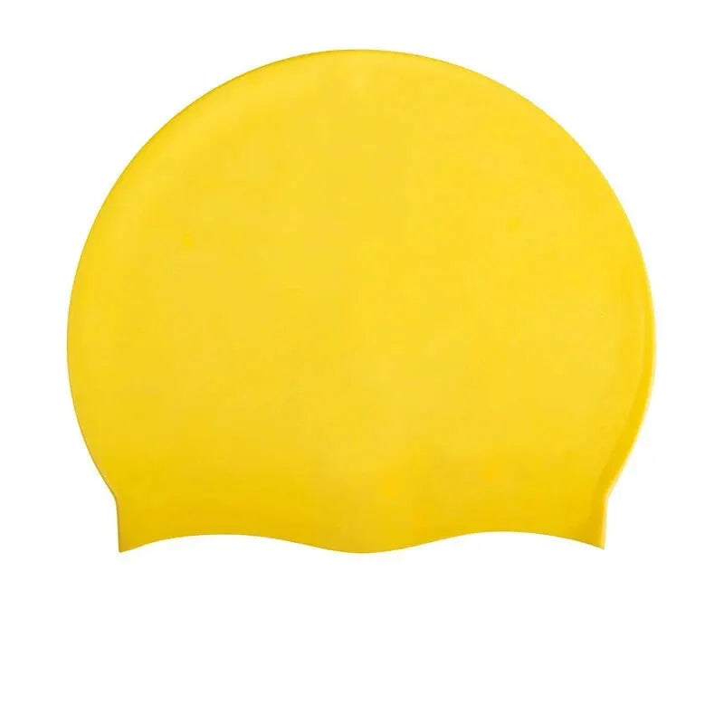 Unisex Waterproof Silicone Swimming Cap, image 26 of 32